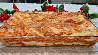 LASAGNE AL FORNO SPECIALI CREMOSE E BUONISSIME PER NATALE COSI DELIZIOSE NON LE HAI MAI MANGIATE [upl. by Yelwar258]