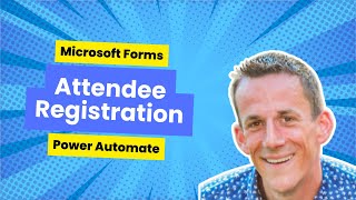 Attendee registration using Microsoft Forms  Automatically add user to Outlook Event using Flow [upl. by Ayerhs]