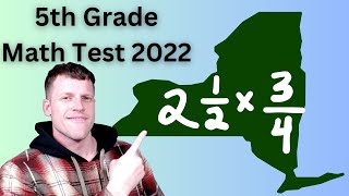 5th Grade Math Test  NY 2023 [upl. by Fabrin]