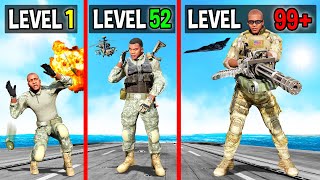 GTA 5 ARMY  LEVEL 1 to 99 [upl. by Kcirrez17]