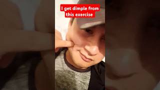 I got dimple from this exercise☺️ shortvideo youtube viral reels video reaction exercise [upl. by Aspia81]