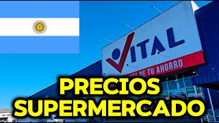 Asi son los precios en el supermercado mayorista VITAL en argentina [upl. by Gnol]