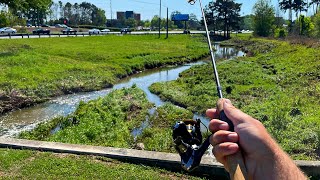 Roadside Fishing Urban CreekGeorgia [upl. by Yruok559]