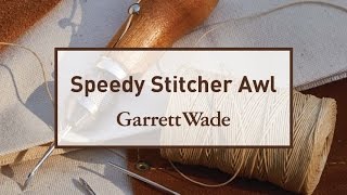 Speedy Stitcher Sewing Awl Tutorial [upl. by Asnarepse]