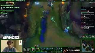 Sirhcez  Singed vs Gnar  Top ChallengerN [upl. by Goodill]