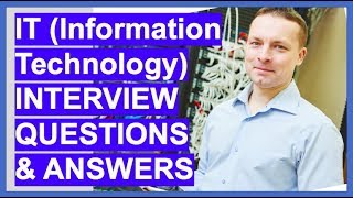 IT INFORMATION TECHNOLOGY Interview Questions And Answers [upl. by Ginevra]