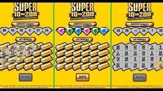 Grattage pour 100€ de SUPER 10 OU 200 🍀 Jeux à Gratter FDJ en ligne 🍀 [upl. by Navannod205]