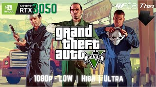 GTA V RTX 3050 Gameplay 1080p All Settings Tested MSI GF63 Thin [upl. by Glimp]