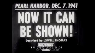 AFTERMATH OF PEARL HARBOR ATTACK amp DECLASSIFIED FOOTAGE RELEASED IN 1942 23582 [upl. by Holna894]