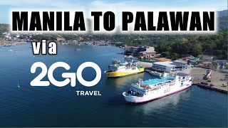 4K 2GO First Class Travel MANILA to PALAWAN Full Voyage Tour Plus Bridge Access [upl. by Netloc51]