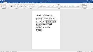 Como Poner Las Letras En Negrita De Una Hoja En Word 2016 [upl. by Towroy88]