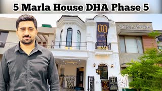 5 Marla House Galleria Design in DHA Phase 5 Lahore [upl. by Annaeerb]