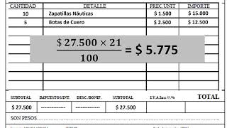 Cómo Completar una Factura A y Calcular el IVA [upl. by Innos]