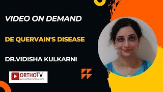 De Quervains Disease  DrVidisha Kulkarni [upl. by Aohk]