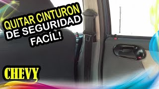 Como quitar cinturon de seguridad facíl de chevy  Opel [upl. by Lorelie197]