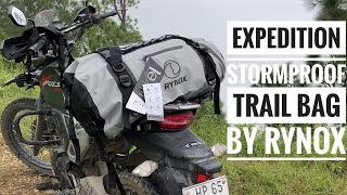 Rynox Expedition Stormproof Trail Bag  Best Tail Bag for Biker  Hero Xpulse  Rider Shakti [upl. by Behnken]