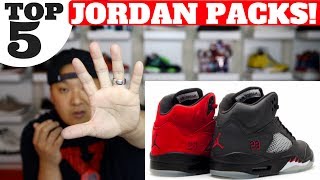 TOP 5 AIR JORDAN SNEAKER PACKS OF ALL TIME [upl. by Anaeed]