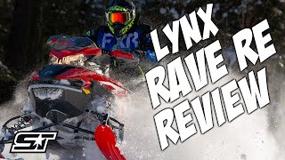 2022 Lynx RAVE RE Full Snowmobile Review [upl. by Bibah]