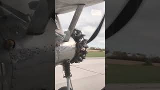 Ford TriMotor TinGoose Landing  101224 Liberty Aviation Museum aviation ford airfestival [upl. by Emogene]