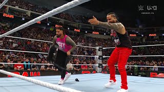 The Usos attacks The Bloodline  WWE RAW 10282024 [upl. by Pietro]