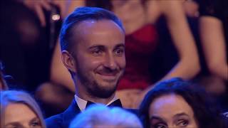 Jan Böhmermann zerstört Caren Miosgas Rede Goldene Kamera  2017 [upl. by Borden]