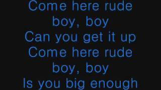 Rihanna  Rude Boy with Lyrics [upl. by Nagyam]