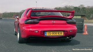 Mazda RX7 FD3S 3rotor Twin Turbo 550HP  Lovely Turbo Sounds [upl. by Germin]