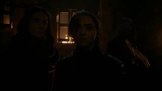 Arya and Melisandre meeting again Game Of Thrones 8x3 [upl. by Baiss]