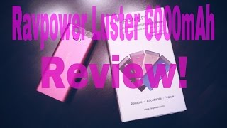 Ravpower Luster 6000mAh External Battery Review [upl. by Acebber]