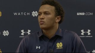 DeShone Kizer Press Conference  Army Week [upl. by Evy]