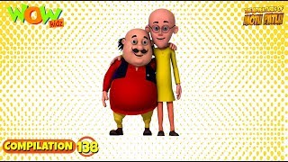 Motu Patlu  Non stop 3 episodes  3D Animation for kids  138 [upl. by Otrevogir519]