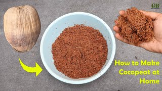 How to Make Cocopeat at Home Easy Way [upl. by Teagan]