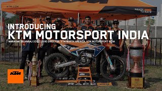 Introducing KTM Motorsport India – The Next Level of Racing Begins Here  KTM India [upl. by Anos]