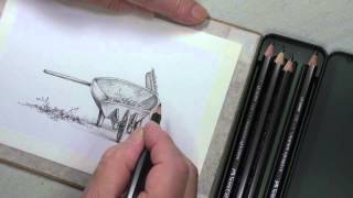 How To Draw with Aquarelle Graphite Pencils  FaberCastell [upl. by Favian]