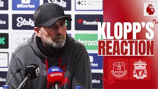 Klopp’s Reaction  Merseyside Derby Defeat  Everton 20 Liverpool [upl. by Zarah]