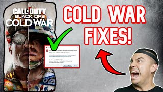 How To FIX BLACK OPS COLD WAR Crashing PC FIX GUIDE Call Of Duty [upl. by Annil]