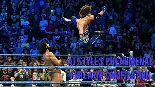 AJ Styles Phenomenal Forearm Compilation [upl. by Lunnete]