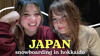 JAPAN VLOG 🇯🇵 snowboarding in hokkaido 🏂 ❄️ [upl. by Dirraj]