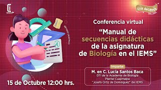 Manual de secuencias didácticas de la asignatura de Biología en el IEMS [upl. by Eustatius]