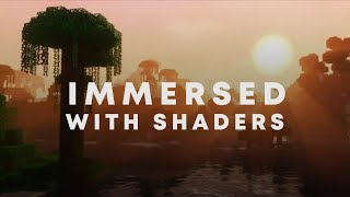 Minecraft Has Never Looked This Good  Immersed With Shaders Trailer [upl. by Ihab]