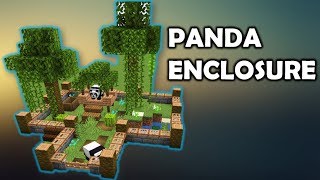 How To Build a Panda Enclosure  Minecraft 116 [upl. by Amadas]