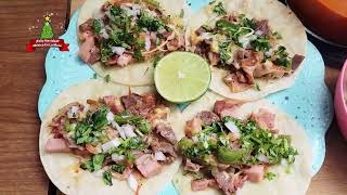 Preparado Unos Ricos Tacos De Alambre  México en la mesa [upl. by Allemrac]