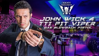 John Wick 4 TTI Pit Viper Airsoft Pistol by Jag Precision [upl. by Anawd]