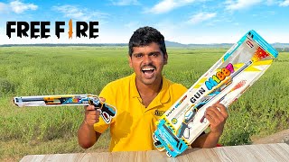 Free Fire M1887 Gun Bursting 💥🔥 Telugu Experiments [upl. by Yerocal]