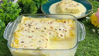 Arabian Bread Pudding Recipe ❤️  Easy to make Ramadan Dessert  Arabian Pudding Recipe [upl. by Eustache]