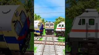 TRAINS CROSSING DIAMOND BRANCHED RAILROAD TRACKS train [upl. by Anair251]