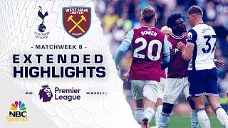 Tottenham Hotspur v West Ham United  PREMIER LEAGUE HIGHLIGHTS  10192024  NBC Sports [upl. by Kcirtapnaes]