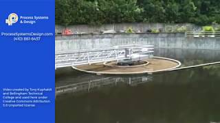 Sludge Removal by Wastewater Treatment Clarifiers [upl. by Asiaj773]