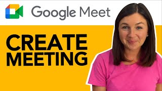 Google Meet How to Create and Start a Meeting as a Host in Google Meet [upl. by Margarita915]