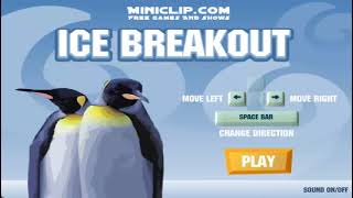 Miniclip Ice Breakout Flash Game Gameplay [upl. by Olimreh]